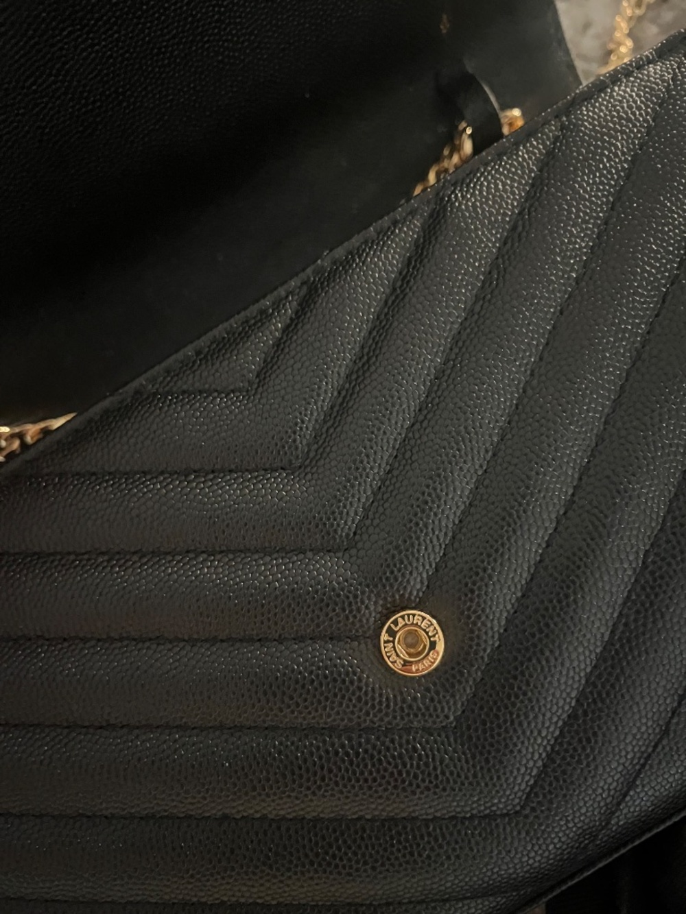 YSL BLACK CROSSBODY BAG - Picture 10 of 12